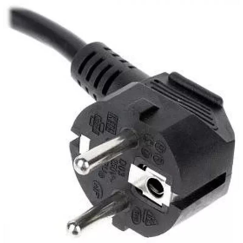 DELTA PD-4/R10 4-fach Steckdosenleiste mit 10m Kabel, Schwarz
