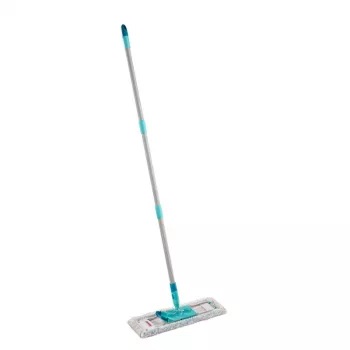 Leifheit Profi XL Cotton Plus Bodenwischbezug mit klappbarem Griff, 42 cm