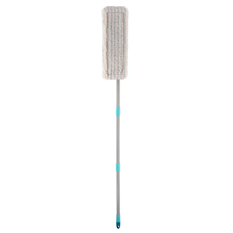 Leifheit Profi XL Cotton Plus Bodenwischbezug mit klappbarem Griff, 42 cm