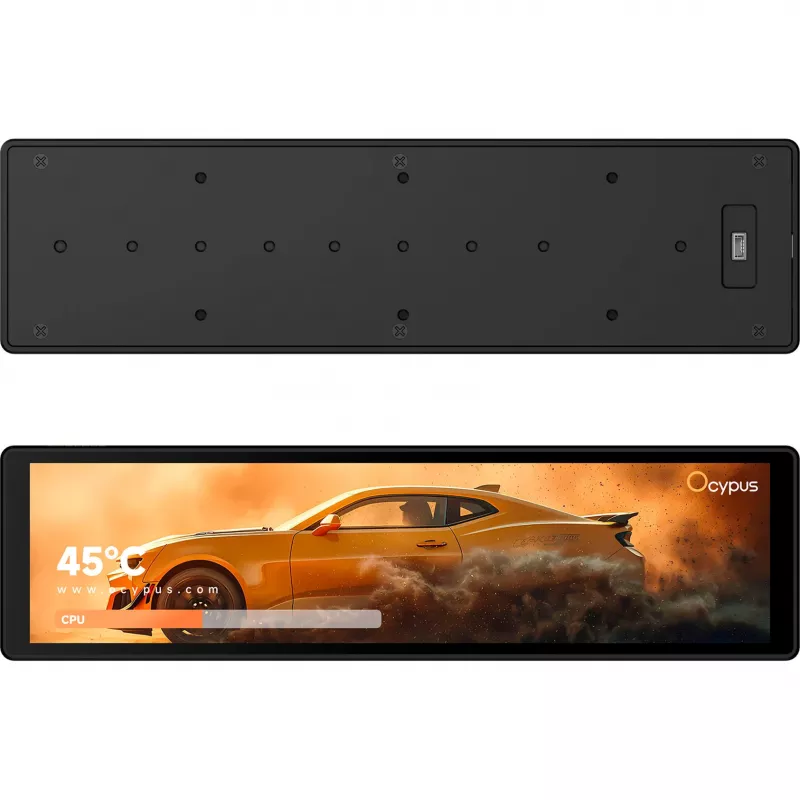 OCYPUS Sigma ES916 9,16 inch IPS WUXGA Mini-HDMI-Monitor mit USB-C-Stromversorgung, Schwarz