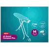 LEIFHEIT Air Board M Compact Plus Bügelbrett 120x38cm mit Thermo-Reflect Technologie