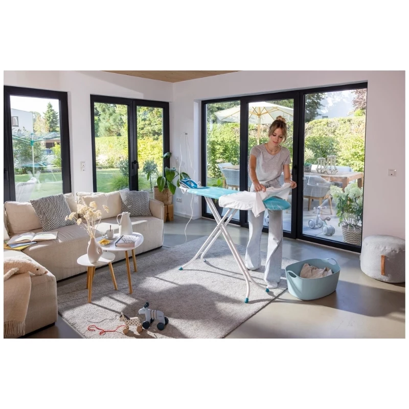 LEIFHEIT Air Board M Compact Plus Bügelbrett 120x38cm mit Thermo-Reflect Technologie