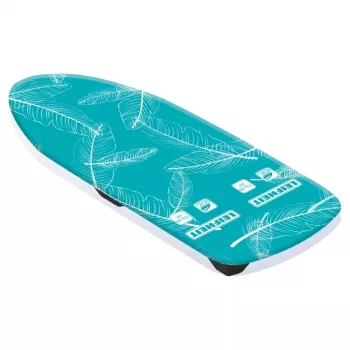 LEIFHEIT Air Board Table Compact Bügelbrett 70x30 cm, Thermo-Reflect, faltbar, Blau/Weiß