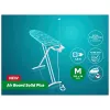 LEIFHEIT Air Board M Solid Plus Bügelbrett 120x38cm mit Thermo-Reflect Bezug