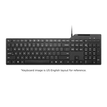 Lenovo USB-A Kabelgebundene Smartcard-Tastatur 5000-US Englisch 4Y41U13312