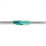 LEIFHEIT Clean Twist Set Spin-Mopp mit Eimer – Mikrofaser-Flachmopp, Teleskopstiel, 33 cm Kopf, 20 L Eimer, Türkis/Grau