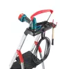 Hailo L100 TopLine 8050-607 Aluminium-Haushaltsleiter, 6 Stufen, mit Multifunktionsablage