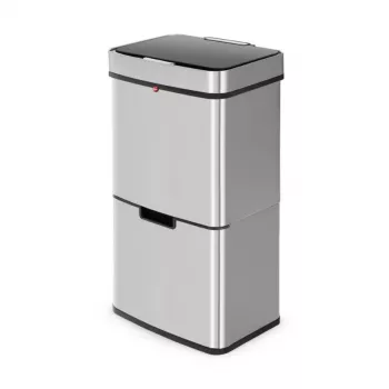 HAILO Öko Vario XL Abfalltrennsystem, 2x25L, Edelstahl