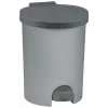CURVER Tretabfalleimer 15L Edelstahl Silber Soft-Close Rechteckig