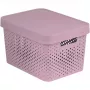 Curver Infinity Aufbewahrungsbox aus Recyclingmaterial 17 L, 36 x 27 x 22 cm, Pink