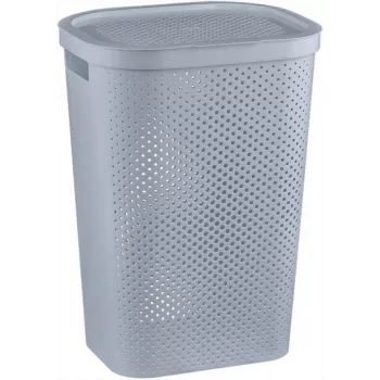 CURVER Infinity Recycled 60L Wäschekorb 44x35x60cm Grau