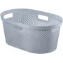 CURVER Infinity Recycling-Wäschekorb 40L 59x39x27cm Grau