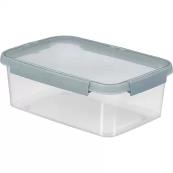CURVER Smart Eco Fresh rechteckiger Lebensmittelbehälter 5L transparent mit grünem Deckel