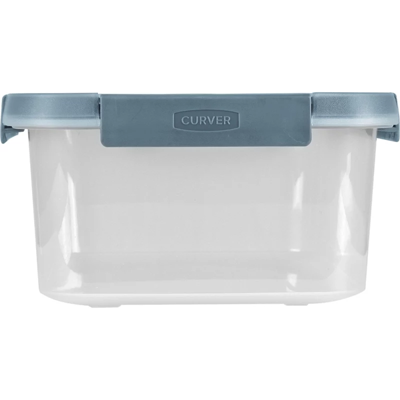 CURVER Smart Eco Fresh rechteckiger Lebensmittelbehälter 5L transparent mit grünem Deckel