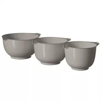 Curver Rührschüssel-Set 3-teilig 1,5L + 2L + 2,5L Hellgrau