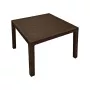 Keter Melody Quartet Gartentisch Braun Rechteckiger Outdoor-Esstisch für 6 Personen