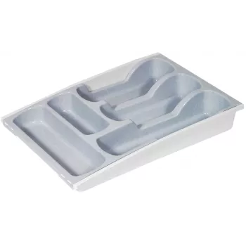 CURVER Besteckkasten 30 x 42 x 6,4 cm, Grau