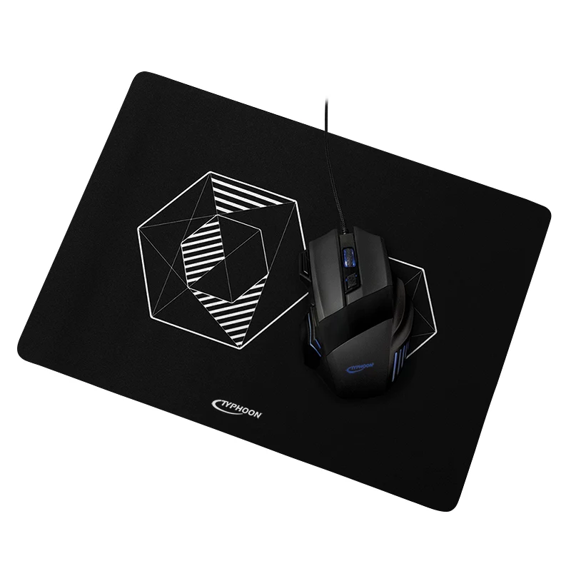 TYPHOON TI019 Gaming-Combo-Set, Maus + Mauspad
