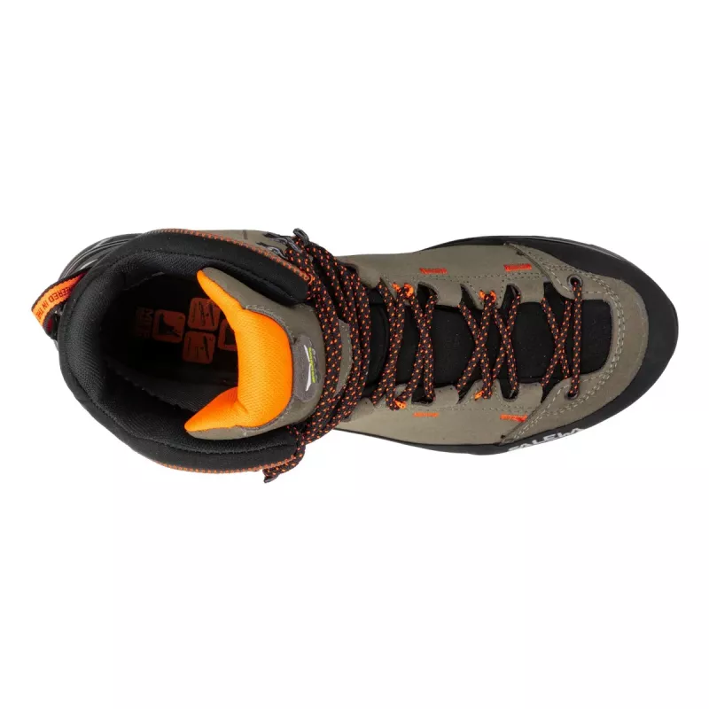 Salewa MTN Trainer 2 Mid GTX Herren Wasserdichte Trekkingstiefel - Bungee Cord/Schwarz