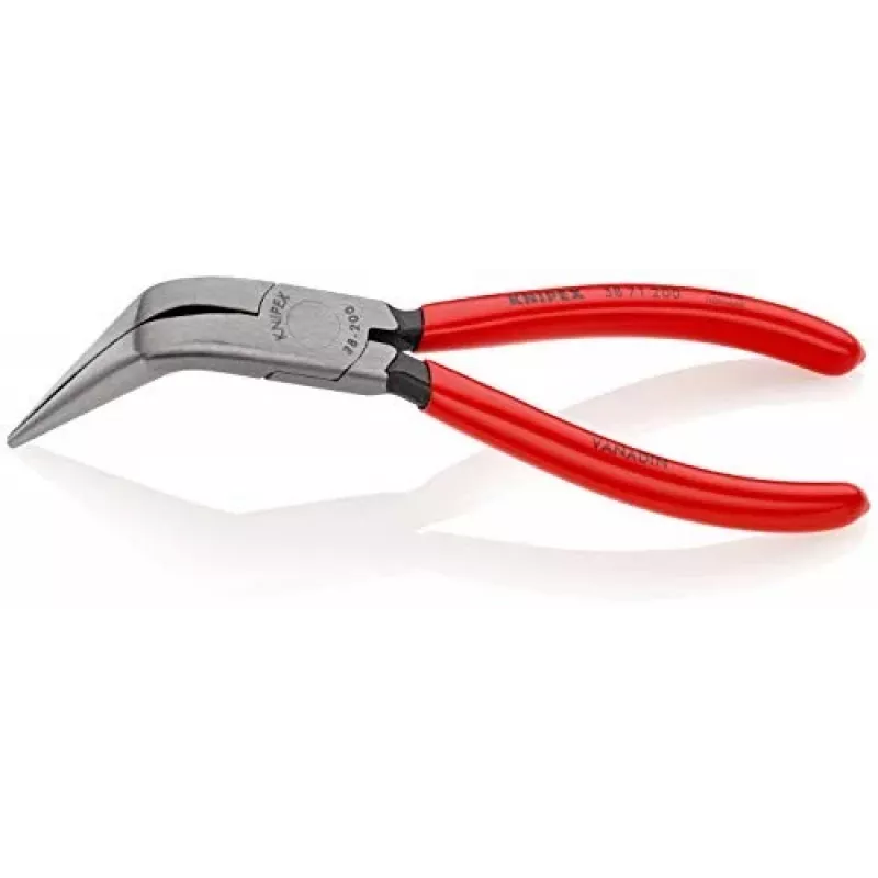 KNIPEX 38 71 200 Mechanikerzange, 70° abgewinkelt, 200 mm
