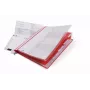 DURABLE 255503 Konventionelle Sichtmappe A4 Rot Transparent Vorderseite