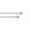 Kabelmeister Cat.7 S/FTP Patchkabel RJ45, TPE halogenfrei, Grau, 0,15 m