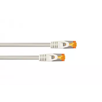 KABELMEISTER Cat.7 S/FTP RJ45 Patchkabel, 1m, Grau, TPE-Mantel, Halogenfrei, 10Gbps