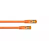 Kabelmeister Cat.7 S/FTP Patchkabel, RJ45, TPE halogenfrei, Orange, 3m