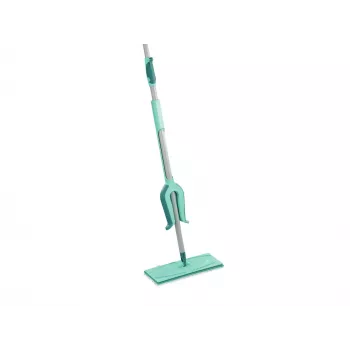 LEIFHEIT Picobello M Micro Duo Bodenwischer mit Teleskopstiel, 33 cm Reinigungsbreite, Grün/Weiß