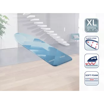 LEIFHEIT Bügelbrettbezug Heat Reflecta Universal 140x45 cm