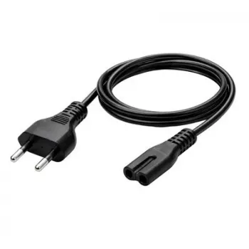MediaRange MRCS346 IEC Netzkabel 1,5m Eurostecker auf C7 Figure-8 Schwarz