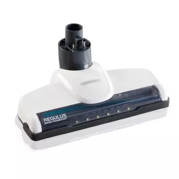 LEIFHEIT Regulus PowerVac 2in1 Akku-Stielsauger mit Handgerät, 20V Li-Ion, 40min Laufzeit, 0,45L Staubbehälter, LED-Leuchten, Weiß/Grau/Blau