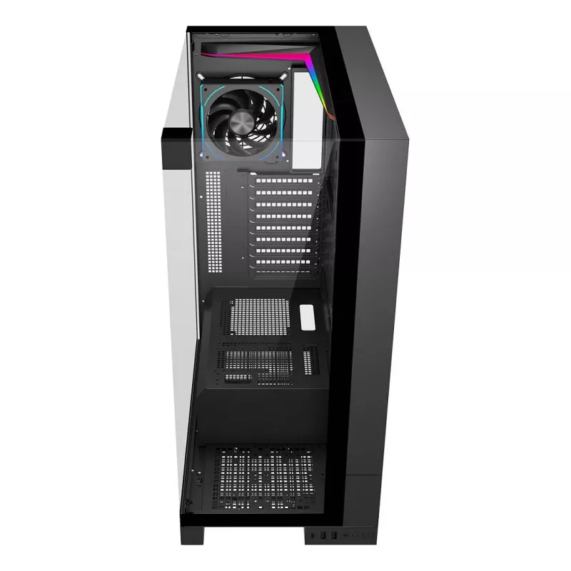 FSP U691-BP Ultra Tower E-ATX PC-Gehäuse, ohne Netzteil, Schwarz