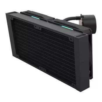 FSP AE24-B 240 mm ARGB All-in-One CPU-Flüssigkeitskühler, LGA1851/AM5, Schwarz