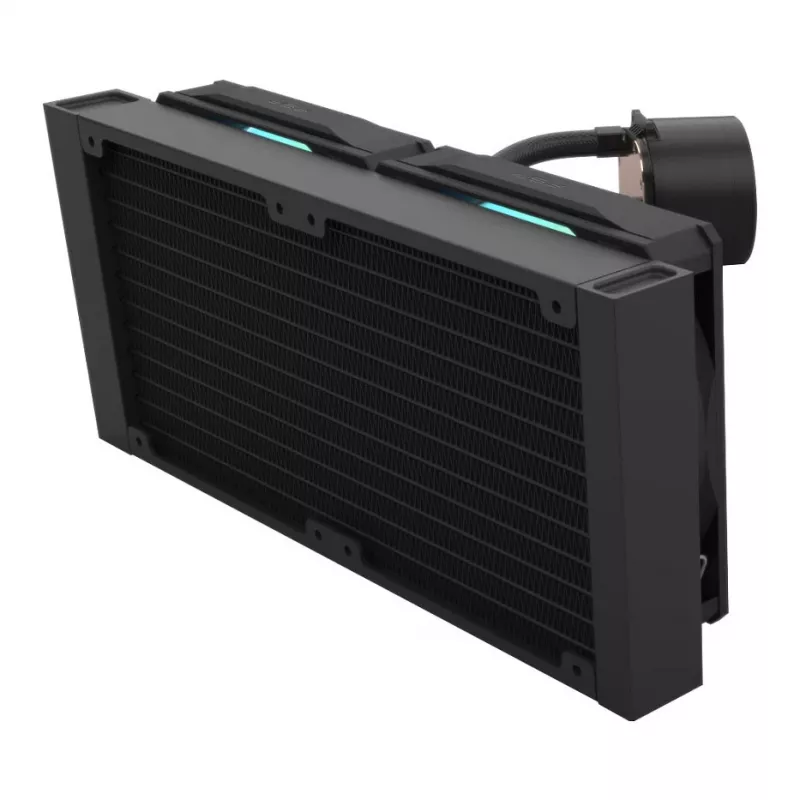 FSP AE24-B 240 mm ARGB All-in-One CPU-Flüssigkeitskühler, LGA1851/AM5, Schwarz