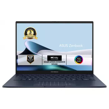 ASUS Zenbook 14 UX3405CA-ISSQD0X Laptop, 14 Zoll WUXGA OLED, Intel Core Ultra 7 255H, 16GB LPDDR5x, 512GB SSD, Windows 11 Pro, französische AZERTY-Tastatur