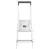 Hailo L40 StandardLine 4-stufige Aluminium-Sicherheits-Stehleiter mit Multifunktionsablage, 150 kg Traglast, EN 131