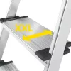 HAILO L85 ComfortLine Aluminium-Haushaltsleiter, 7 Stufen, 150 kg, EN 131