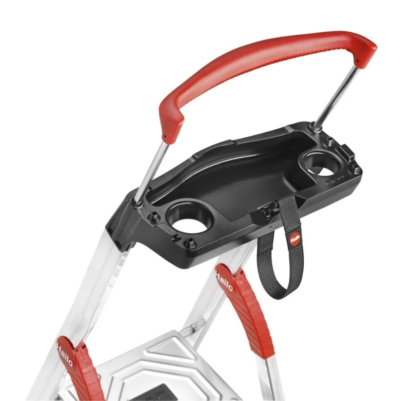 HAILO L85 ComfortLine Aluminium-Haushaltsleiter, 7 Stufen, 150 kg, EN 131