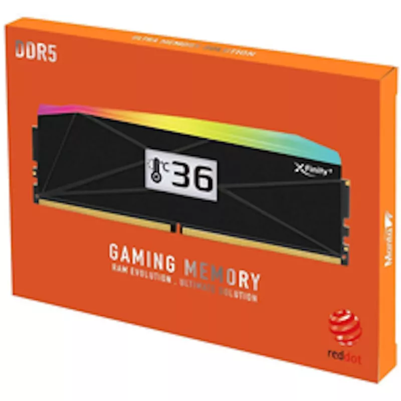 V-Color Manta XFinity+ aRGB DDR5-8000 RAM, CL40, EXPO - 32 GB Dual-Kit, Schwarz