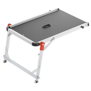 HAILO TP2 Pro Treppenplattform – Verstellbare Aluminium-Arbeitsplattform für Treppen, 150 kg, EN 131