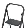 HAILO K44 StandardLine Klapptritt, 3 Stufen, Sicherheitsbügel, Schwarz, 150 kg