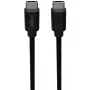 ANSMANN USB-C auf USB-C Daten- und Ladekabel, 1,2 m, 60W Power Delivery, Schwarz