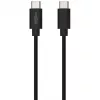 ANSMANN USB-C auf USB-C Daten- und Ladekabel, 1,2 m, 60W Power Delivery, Schwarz