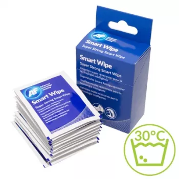 AF ASMARTWIPE10 Mikrofaser-Reinigungstücher für Touchscreens und Smart Devices (10er-Pack, Blau/Grau)