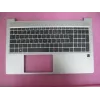 HP ProBook 450/455 G6/G7 Top Cover Assembly mit französischer AZERTY-Tastatur, ohne Smart Card Reader, Natural Silver
