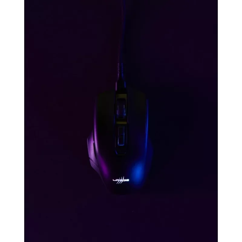 Hama uRage Reaper 410 kabelgebundene optische Gaming-Maus, 12000 DPI, 6 programmierbare Tasten, RGB, Schwarz
