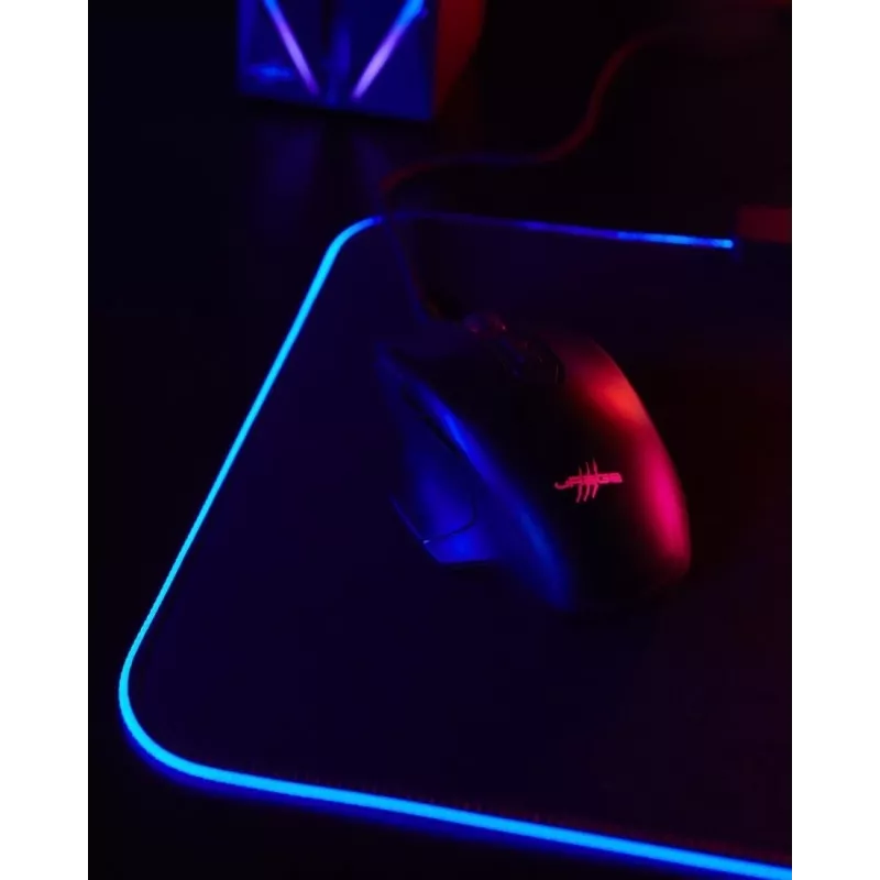 Hama uRage Reaper 410 kabelgebundene optische Gaming-Maus, 12000 DPI, 6 programmierbare Tasten, RGB, Schwarz