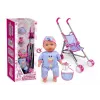 ARTYK Puppe Natalia - Baby mit Kinderwagen 30 cm