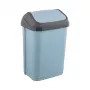 KEEEPER Swantje 10L Abfalleimer mit Drehdeckel, Blau